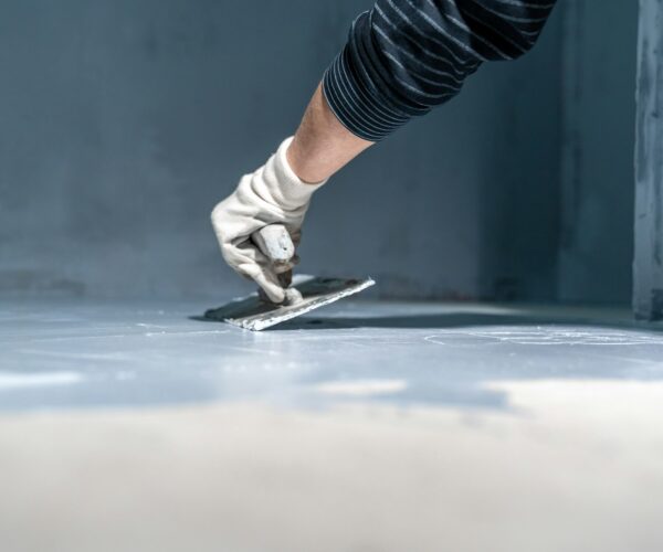 waterproofing of the bathroom floor in a new building